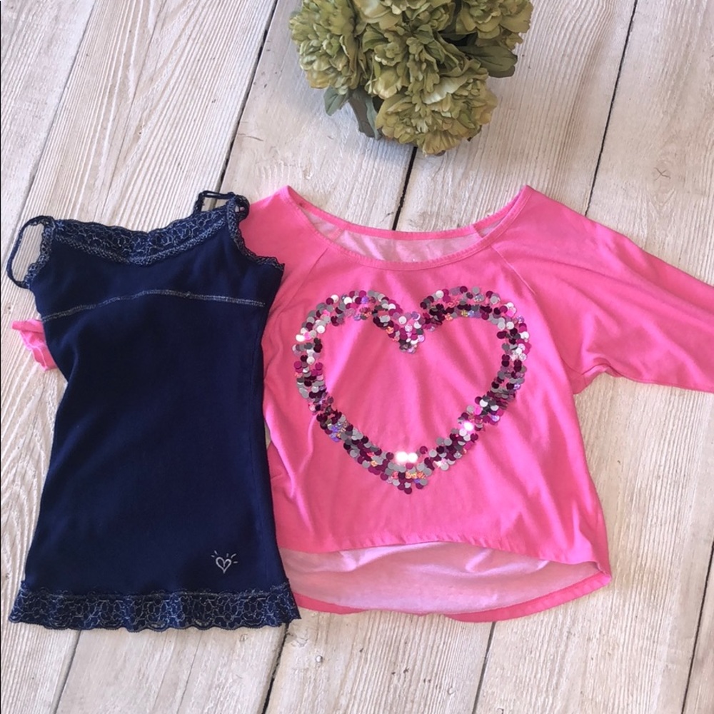 Girls Justice Lot 2 Shirts